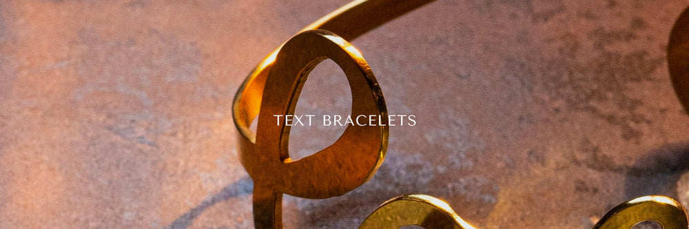Text Bracelets For Women By Rubato 
