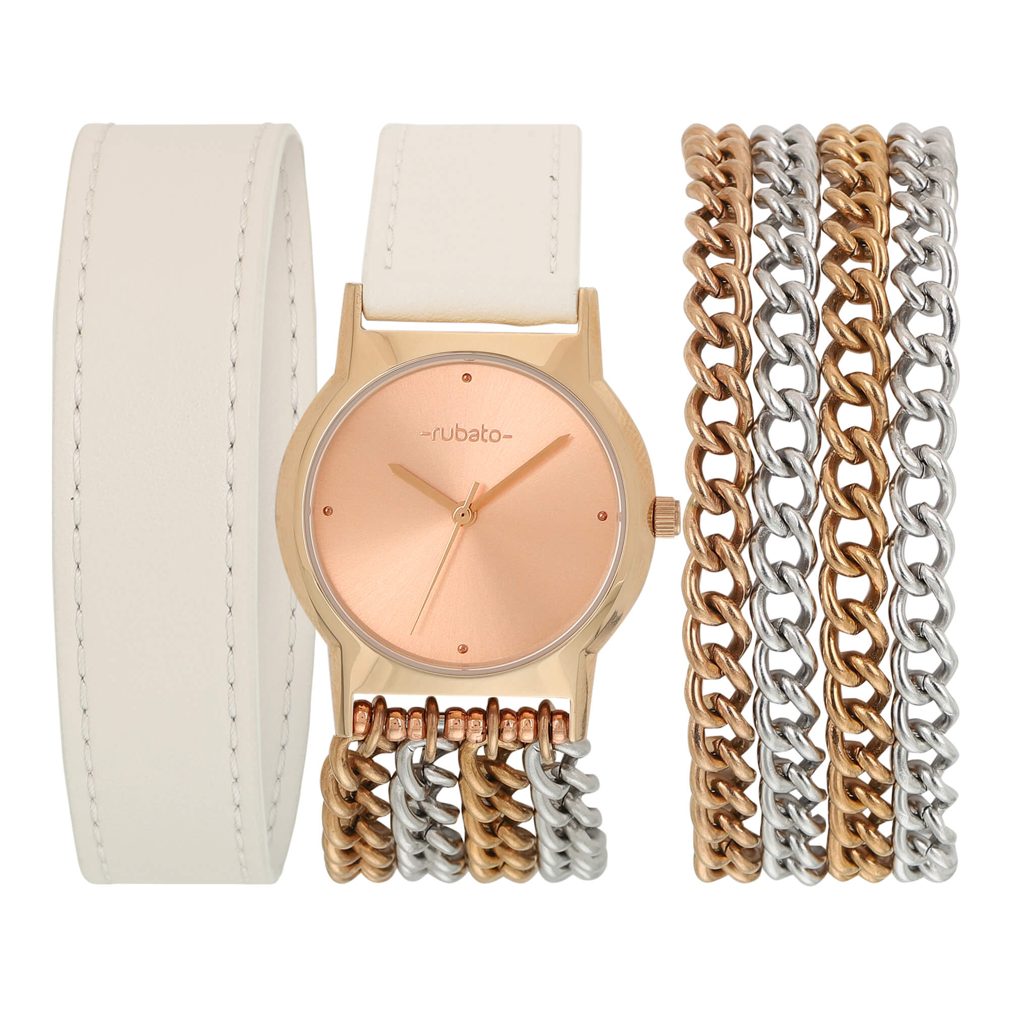 The Dream Wrap - Round Rose Gold - Ivory